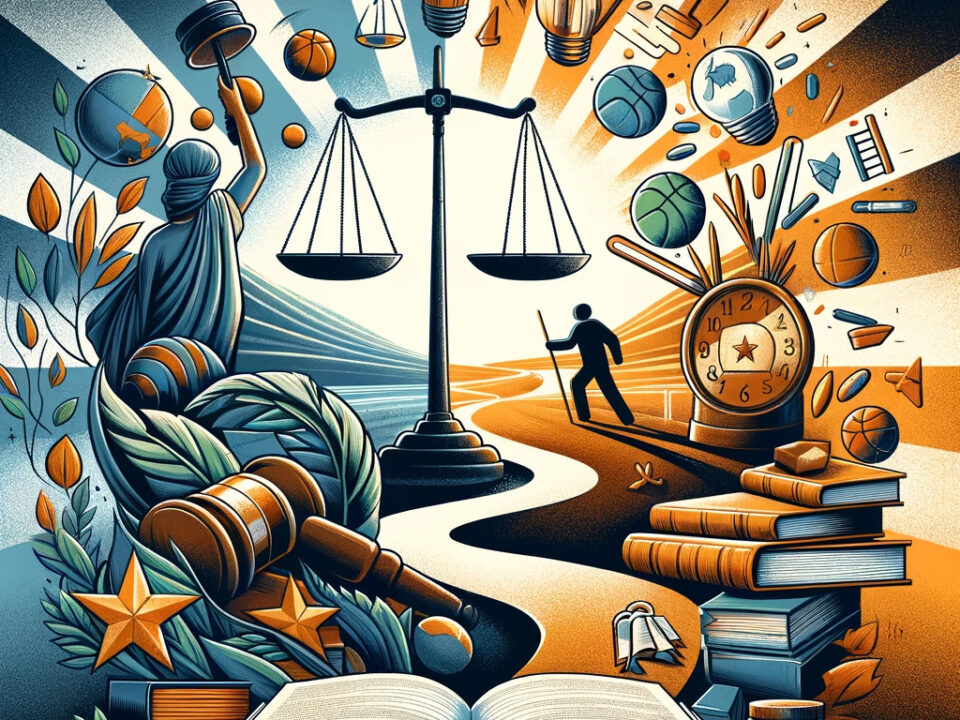 Symbolic illustration portraying the journey of juvenile justice and rehabilitation in Arizona.